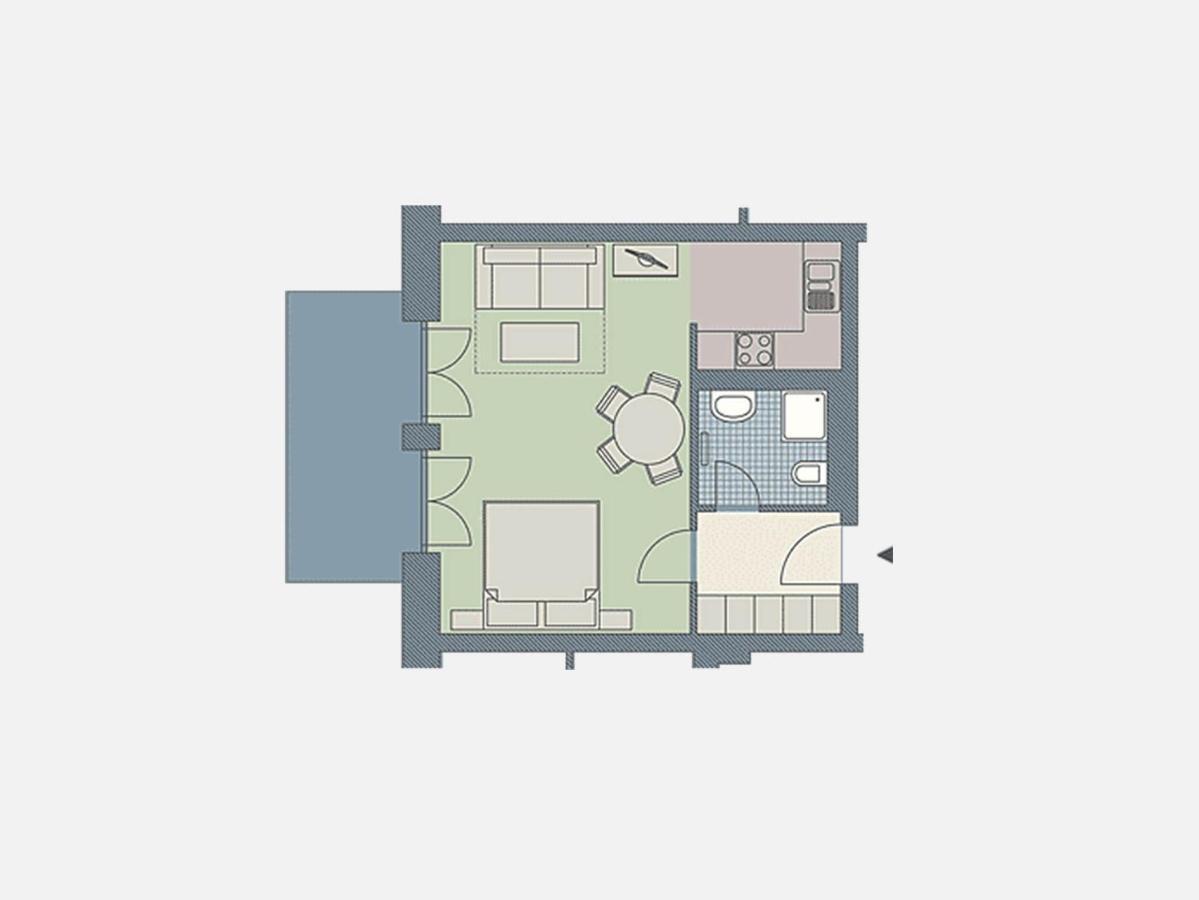 Kaiservillen Heringsdorf - 1-Raum-Ferienwohnung Mit Terrasse D103 מראה חיצוני תמונה